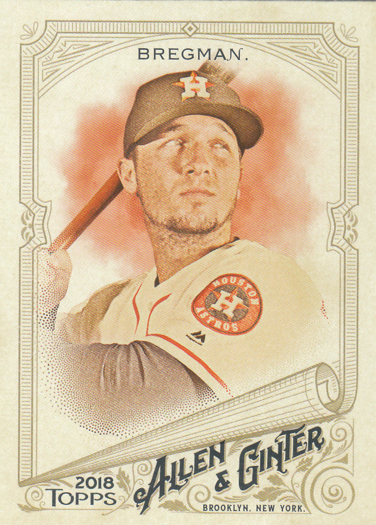 2018 Topps Allen and Ginter Baseball Part 1 Main Set Card #1 to #200 - Picture 252 of 373