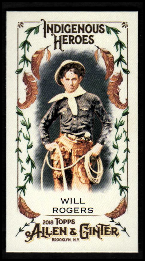 2018 Topps Allen and Ginter Mini Indigenous Heroes YOU PICK - Picture 14 of 31