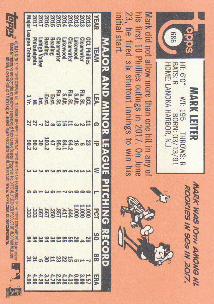 2018 Topps Heritage High Series Baseball Part 1 Main Set Cards #501 to #725 - Picture 359 of 435