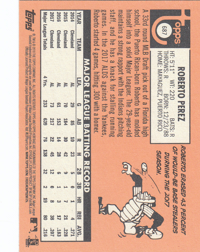 2018 Topps Heritage High Series Baseball Part 1 Main Set Cards #501 to #725 - Picture 361 of 435