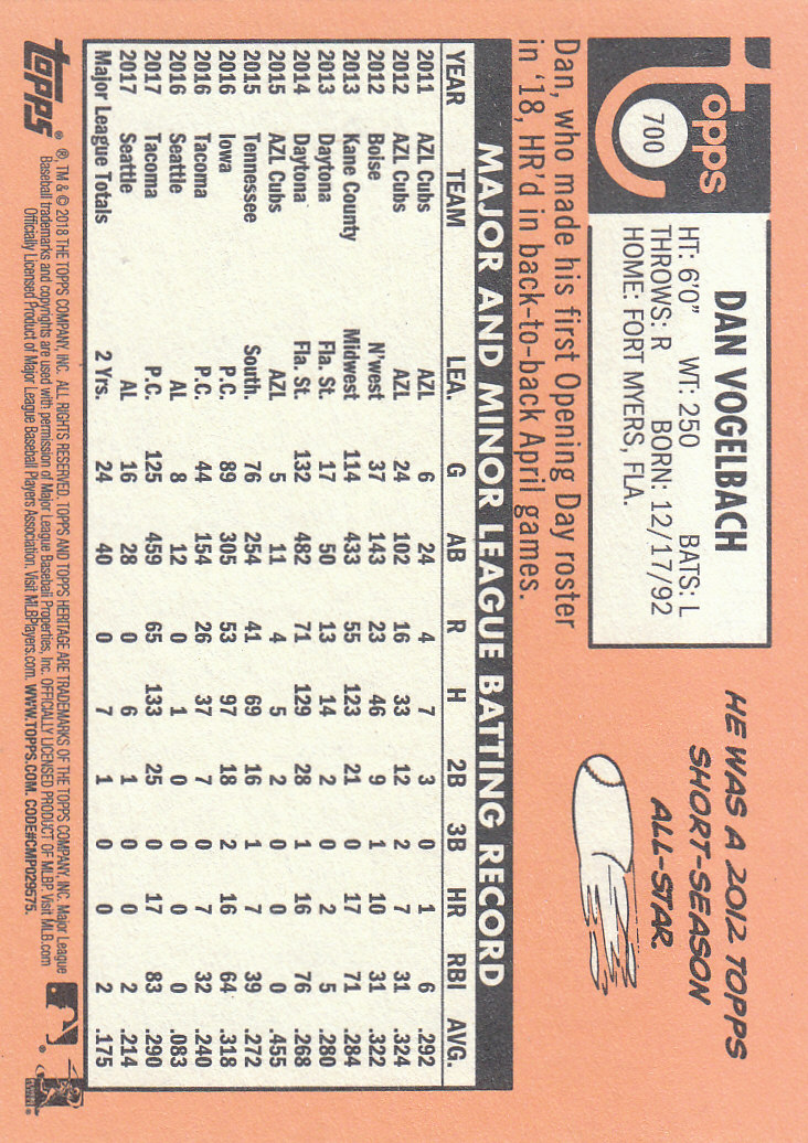 2018 Topps Heritage High Series Baseball Part 1 Main Set Cards #501 to #725 - Picture 387 of 435