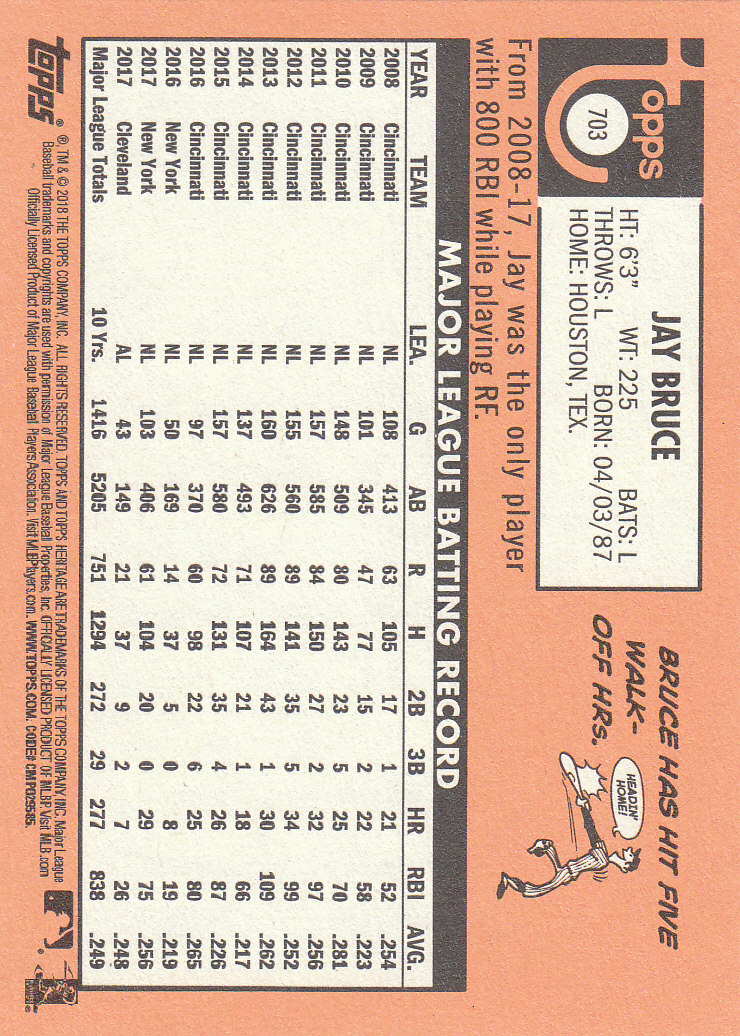 2018 Topps Heritage High Series Baseball Part 1 Main Set Cards #501 to #725 - Picture 393 of 435