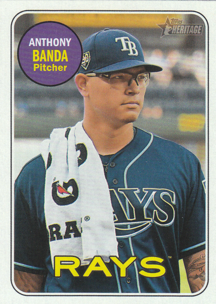 2018 Topps Heritage High Series Baseball Part 1 Main Set Cards #501 to #725 - Picture 414 of 435