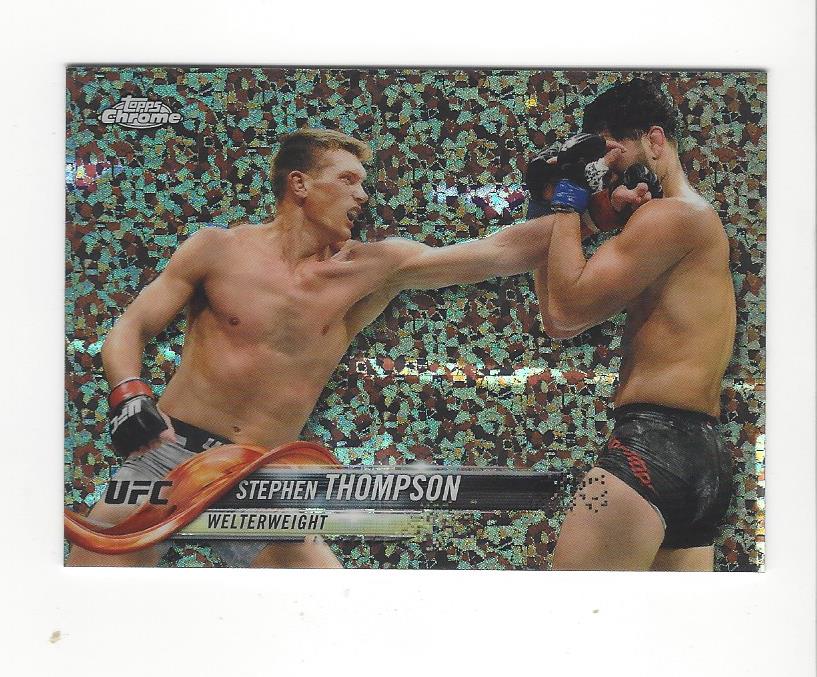 2018 Topps Chrome UFC Diamond Refractor Singles - You Choose - Picture 10 of 19