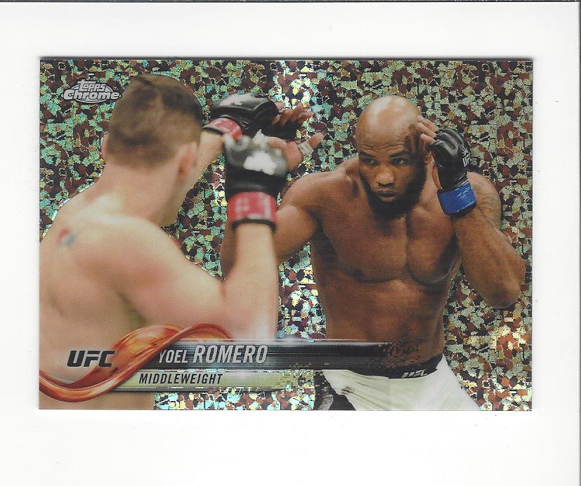 2018 Topps Chrome UFC Diamond Refractor Singles - You Choose - Picture 15 of 19