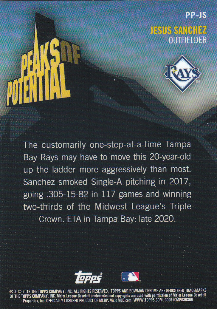 2018 Bowman Chrome Baseball Part 2 Insert, Parallel and Autograph Cards - Picture 43 of 75