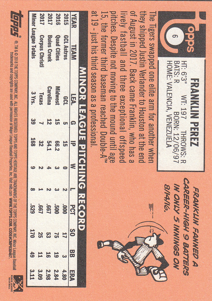2018 Topps Heritage Minors Baseball Part 1 Main Set - Picture 9 of 369