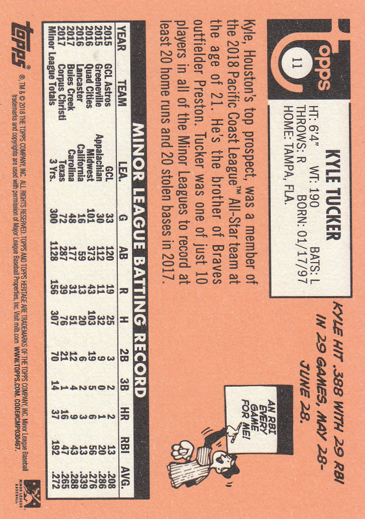 2018 Topps Heritage Minors Baseball Part 1 Main Set - Picture 19 of 369