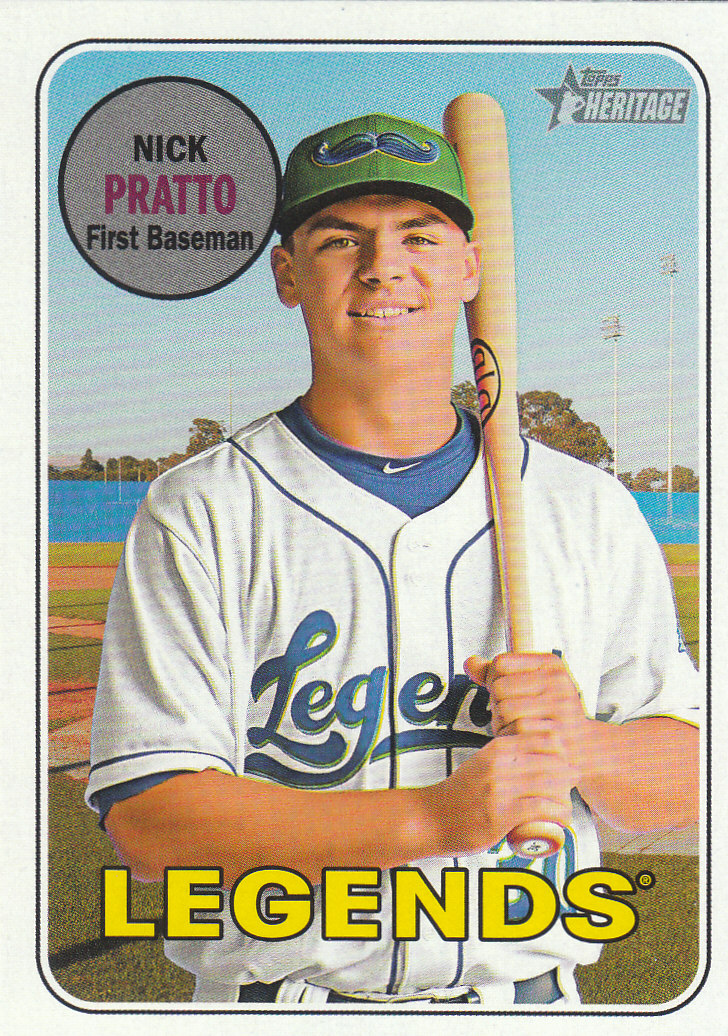 2018 Topps Heritage Minors Baseball Part 1 Main Set - Picture 196 of 369