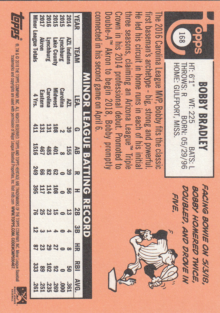2018 Topps Heritage Minors Baseball Part 1 Main Set - Picture 301 of 369
