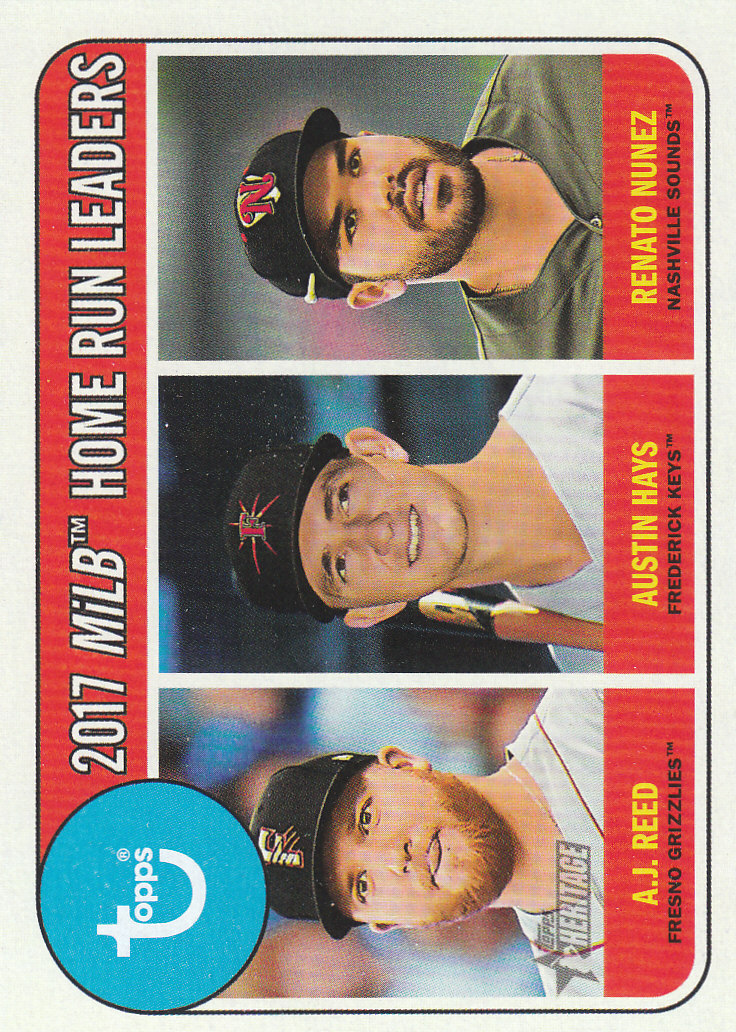 2018 Topps Heritage Minors Baseball Part 1 Main Set - Picture 344 of 369