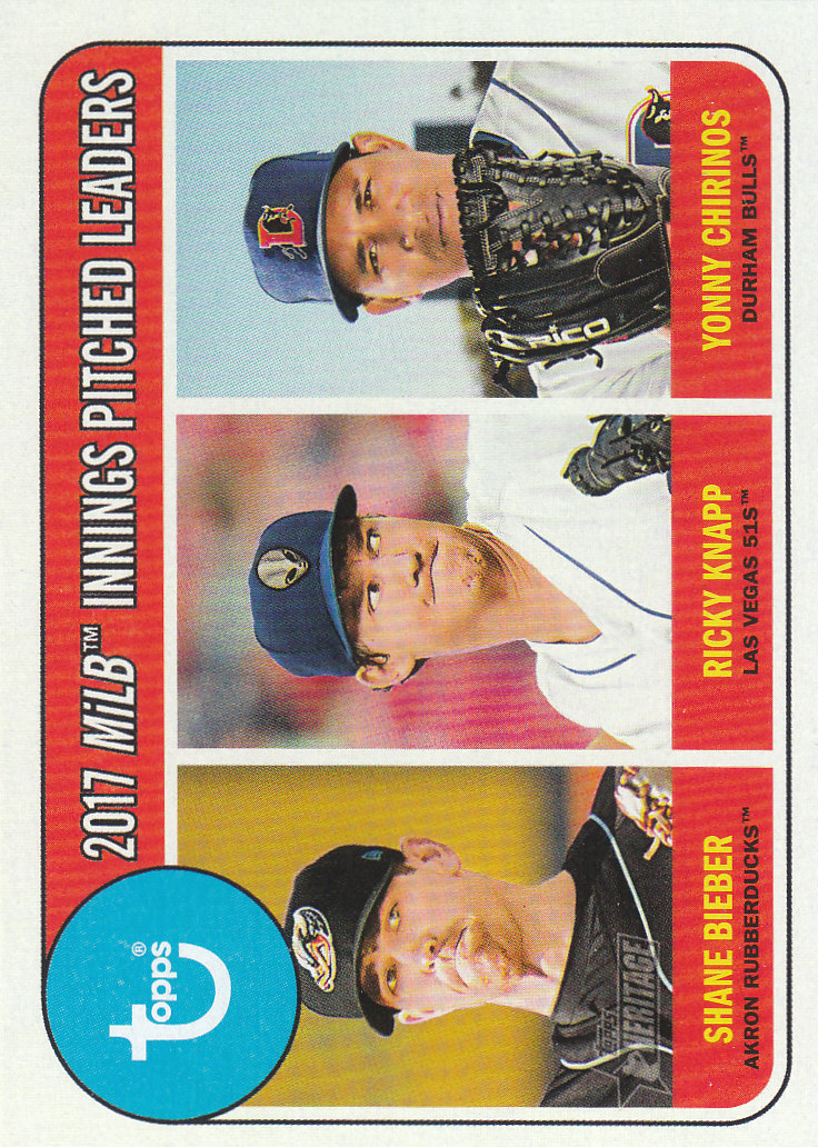 2018 Topps Heritage Minors Baseball Part 1 Main Set - Picture 356 of 369