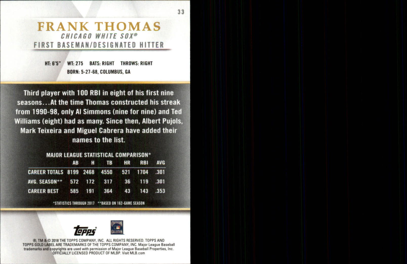 2018 TOPPS GOLD LABEL CLASS 1 BLACK ASSORTED SINGLES U-PICK - Picture 33 of 111