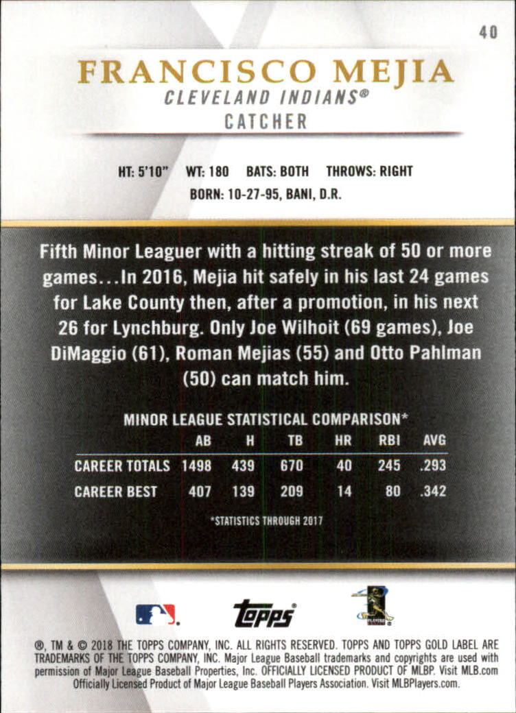 2018 TOPPS GOLD LABEL CLASS 1 BLACK ASSORTED SINGLES U-PICK - Picture 41 of 111