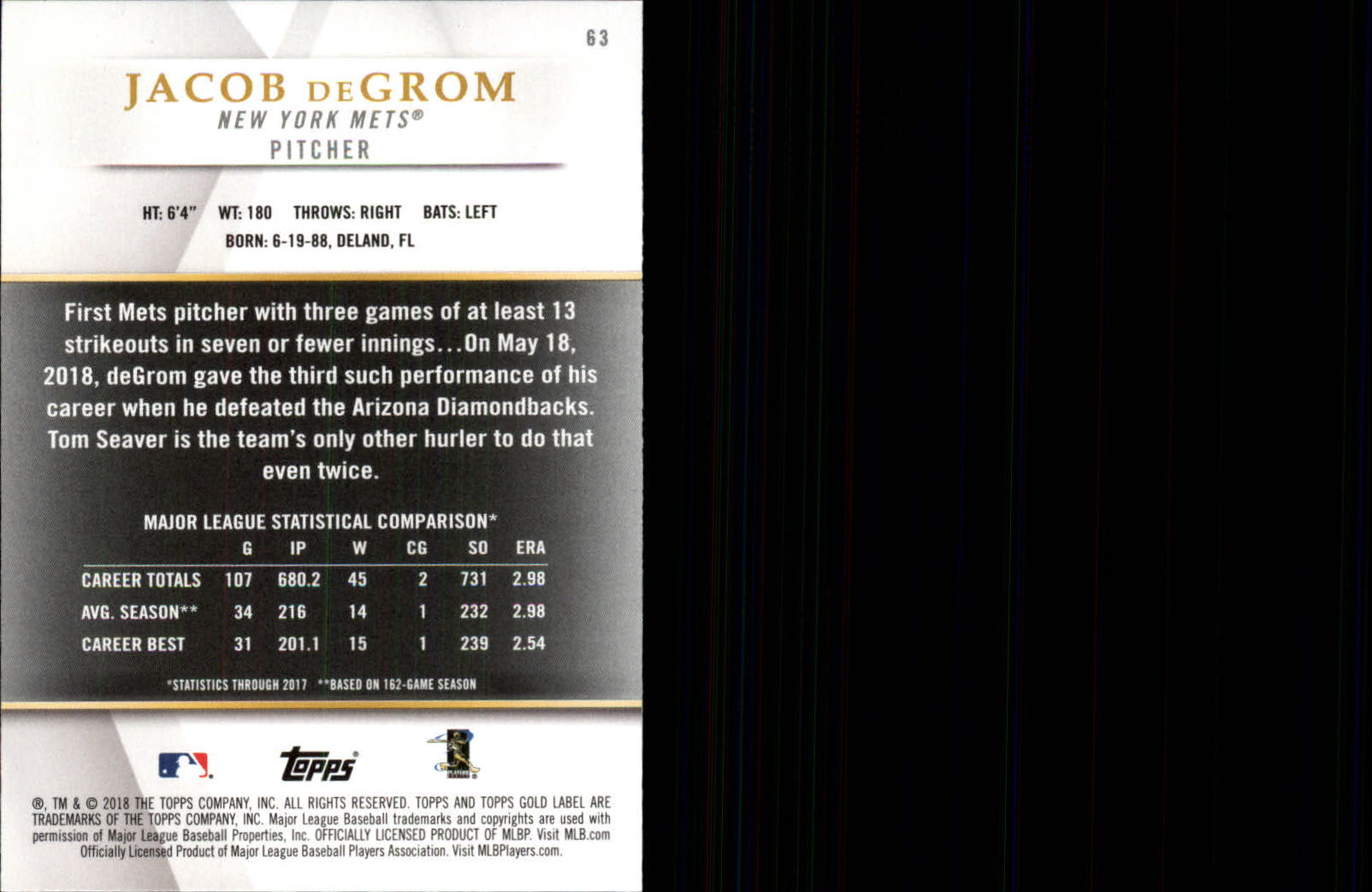 2018 TOPPS GOLD LABEL CLASS 1 BLACK ASSORTED SINGLES U-PICK - Picture 65 of 111