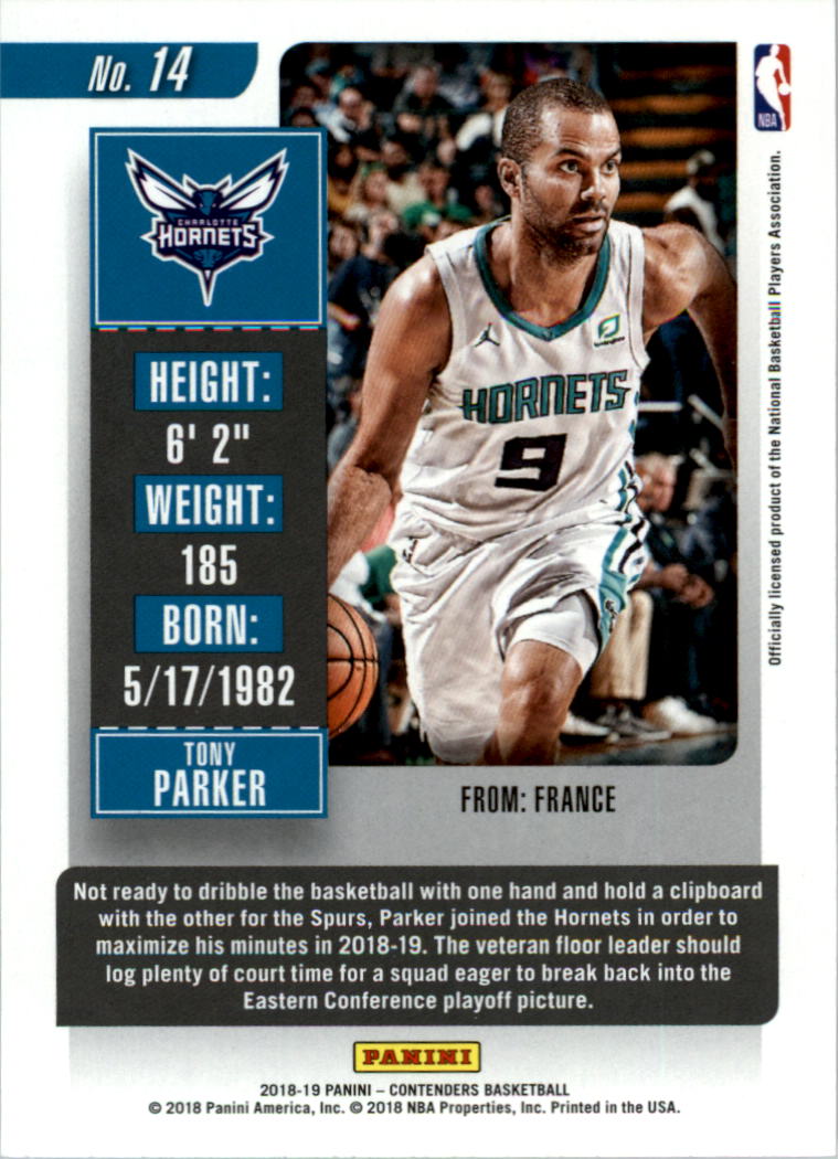 201819 Panini Contenders Game Ticket Green Basketball