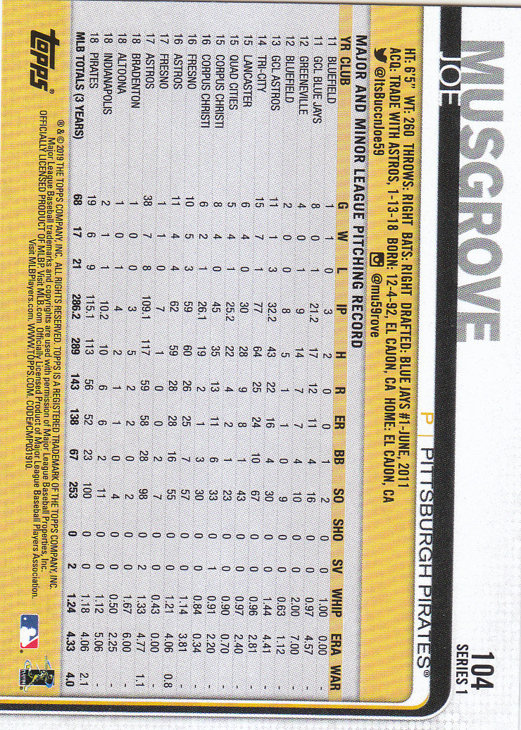 2019 Topps Series 1 Baseball Part 1 Main Set Cards #1 to #250 - Picture 195 of 475