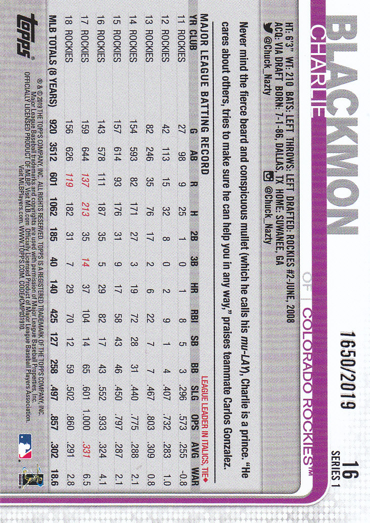 Tarjetas paralelas doradas Topps Baseball 2019 parte 4 - Imagen 5 de 206