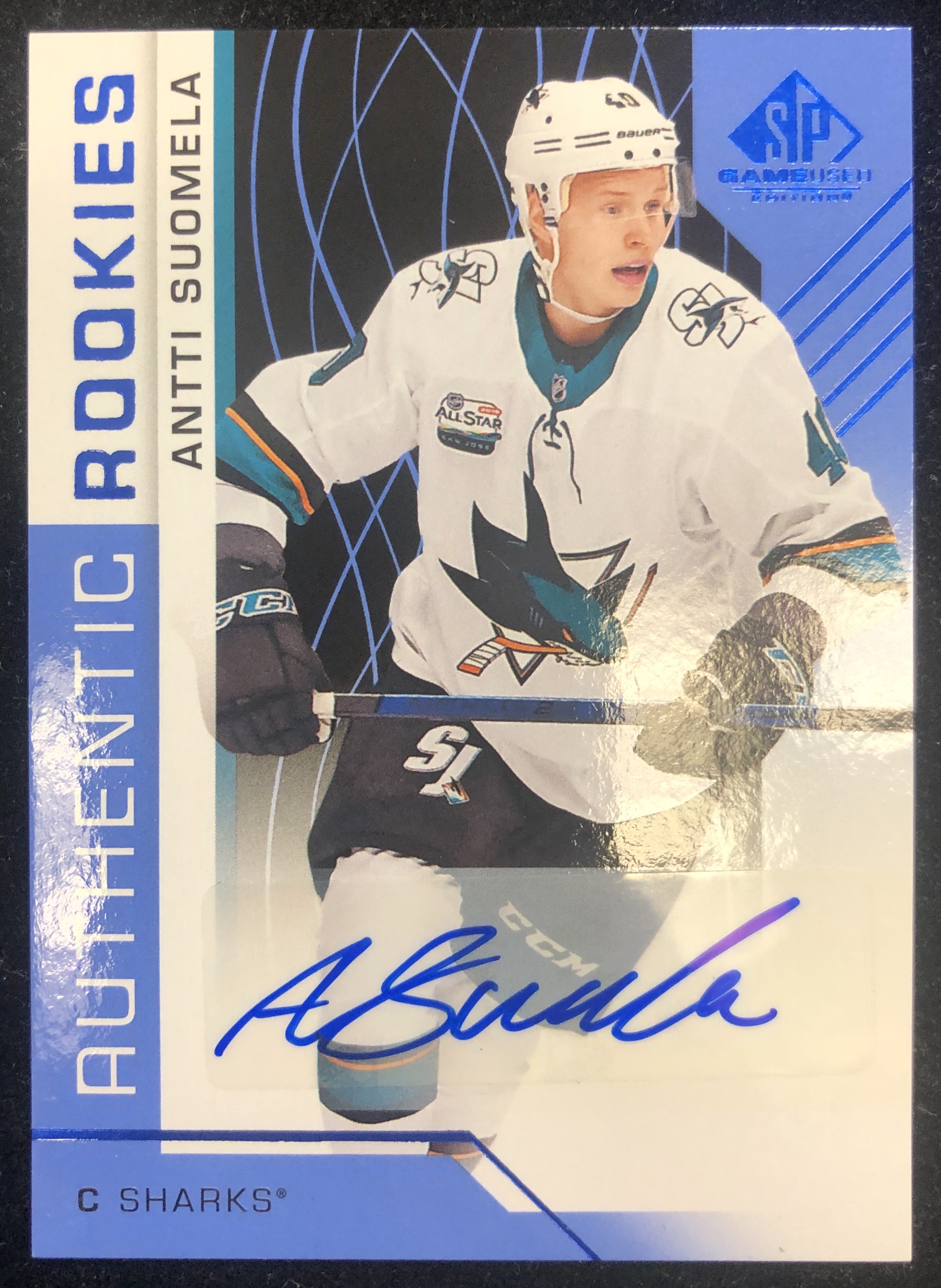 2018-19 SP GAME USED AUTOGRAPHS BLUE ASSORTED SINGLES U-PICK - Picture 7 of 7