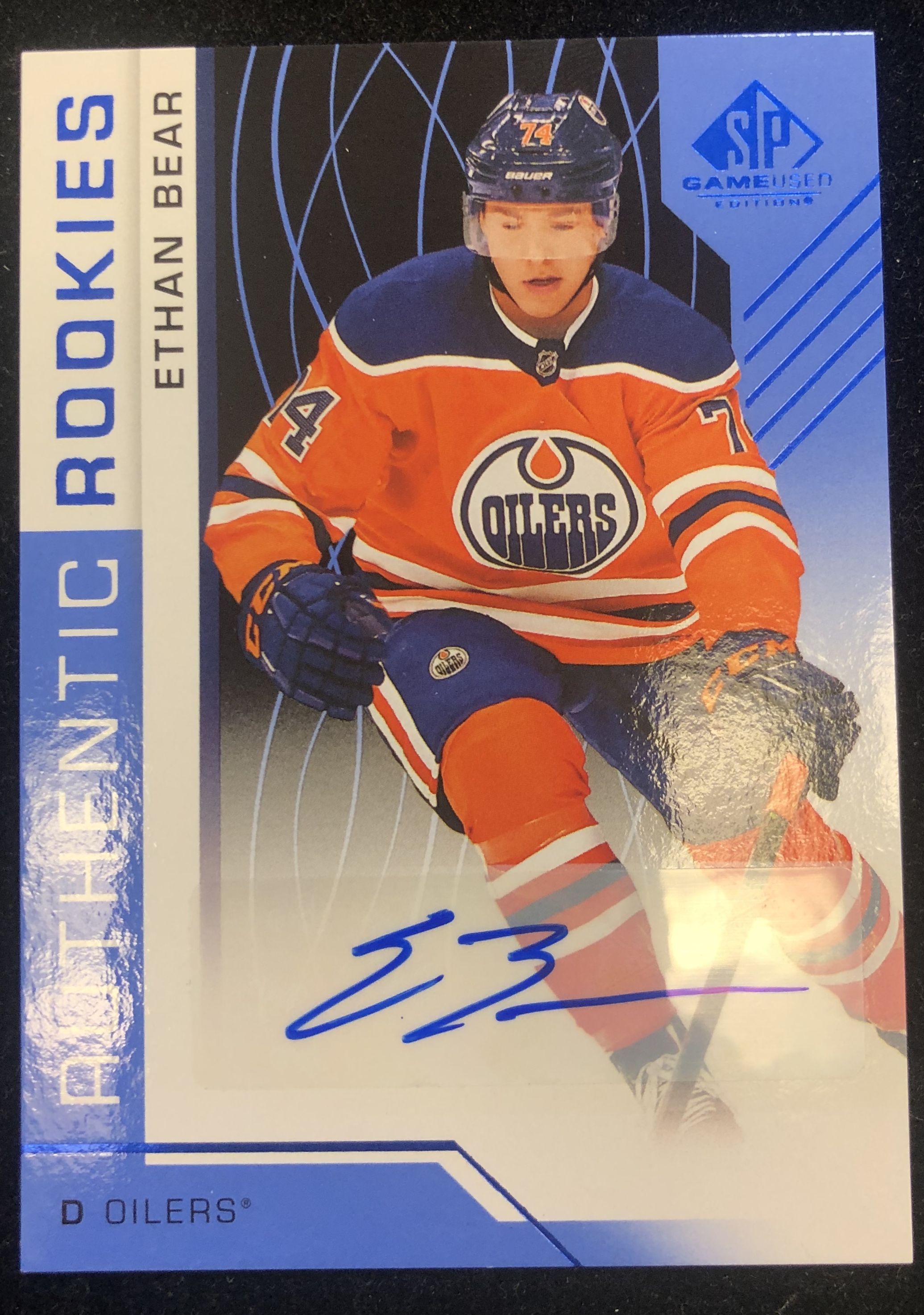 2018-19 SP GAME USED AUTOGRAPHS BLUE ASSORTED SINGLES U-PICK - Picture 3 of 7