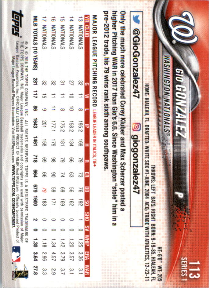 Mini béisbol Topps On Demand 101-200 2018 tú eliges - Imagen 23 de 167