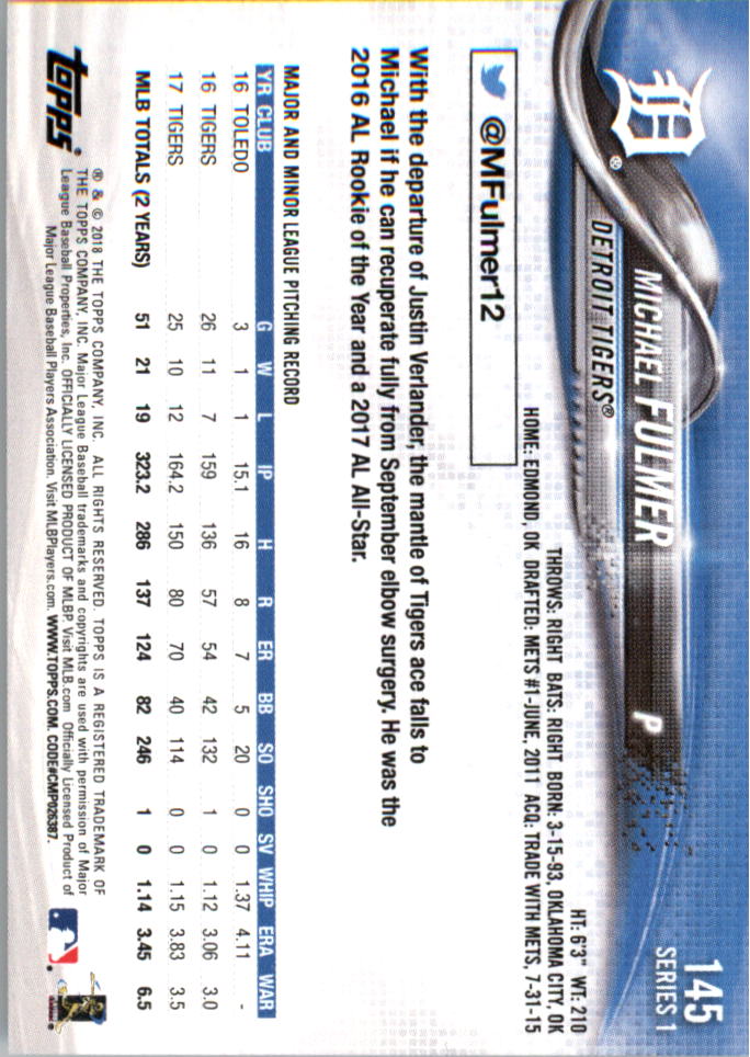 Mini béisbol Topps On Demand 101-200 2018 tú eliges - Imagen 79 de 167