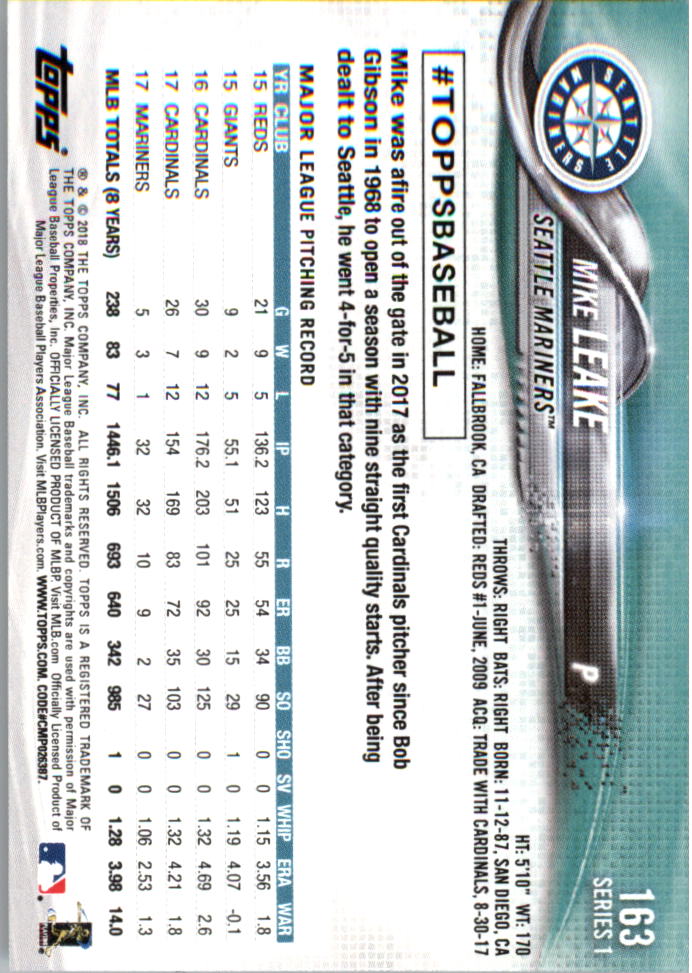 Mini béisbol Topps On Demand 101-200 2018 tú eliges - Imagen 109 de 167