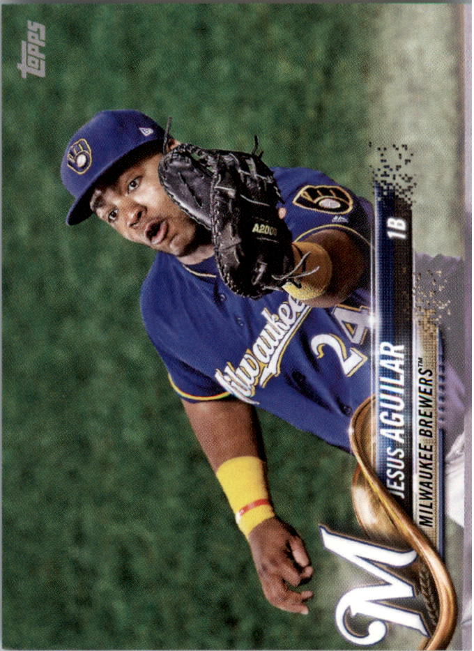 2018 Topps Lorenzo Cain Milwaukee Brewers #421 Baseball Card DBT1D