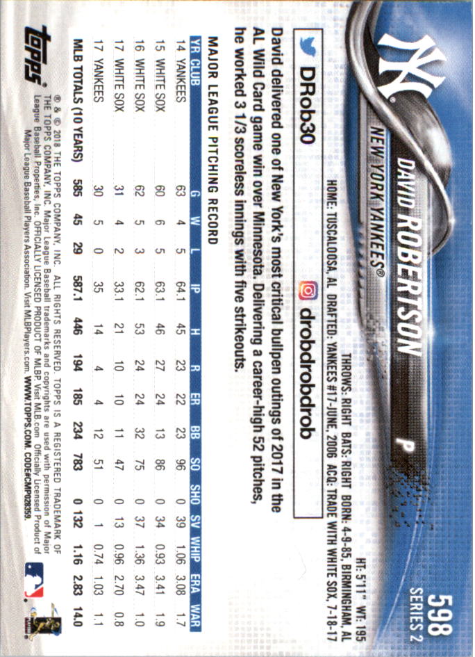 2018 Topps On Demand Mini Baseball 501-600 - Picture 167 of 171