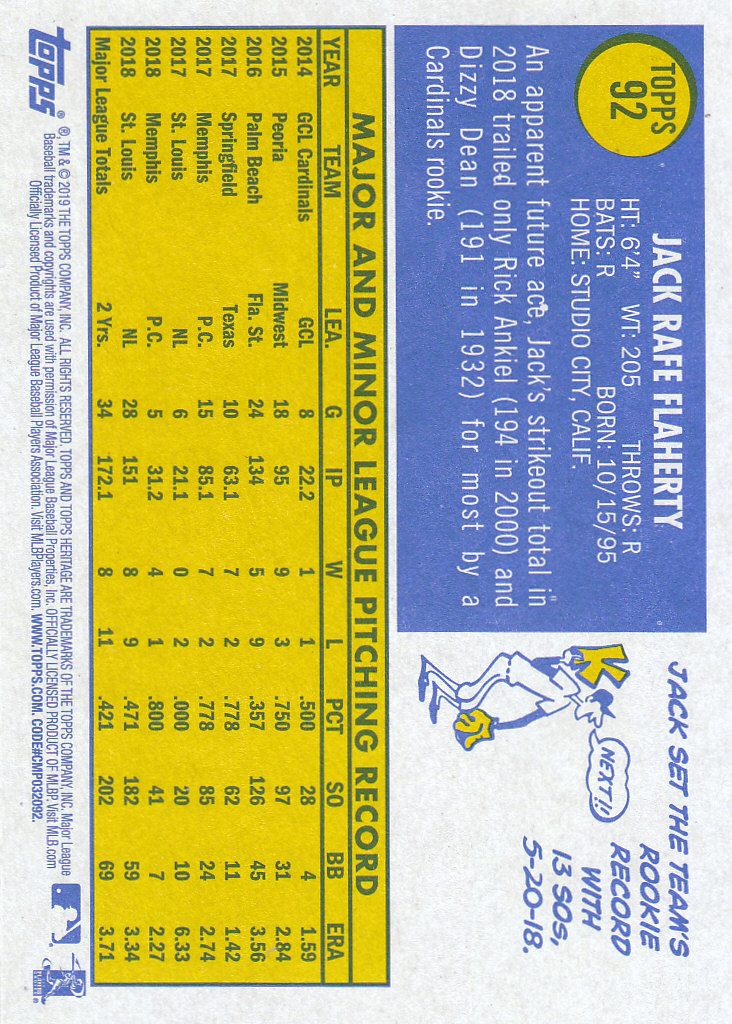 2019 Topps Heritage Baseball Part 1 Main Set Cards #1 to #250 - Picture 90 of 243