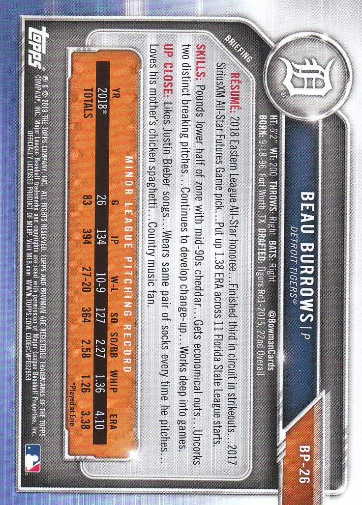 2019 Bowman Baseball Part 3 Parallel Cards Main and Prospects - Picture 19 of 39