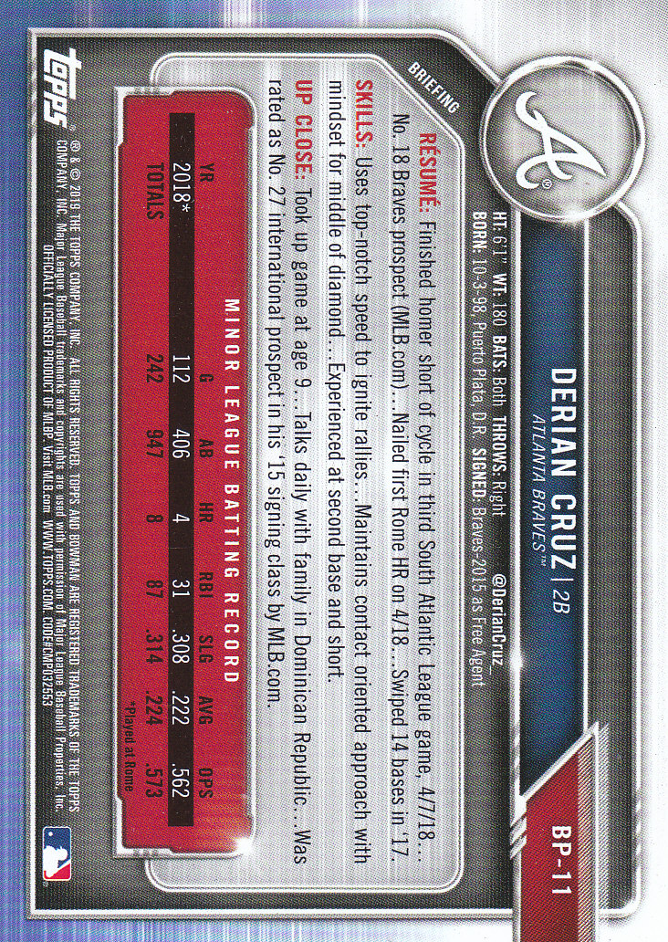 2019 Bowman Baseball Part 3 Parallel Cards Main and Prospects - Picture 11 of 39