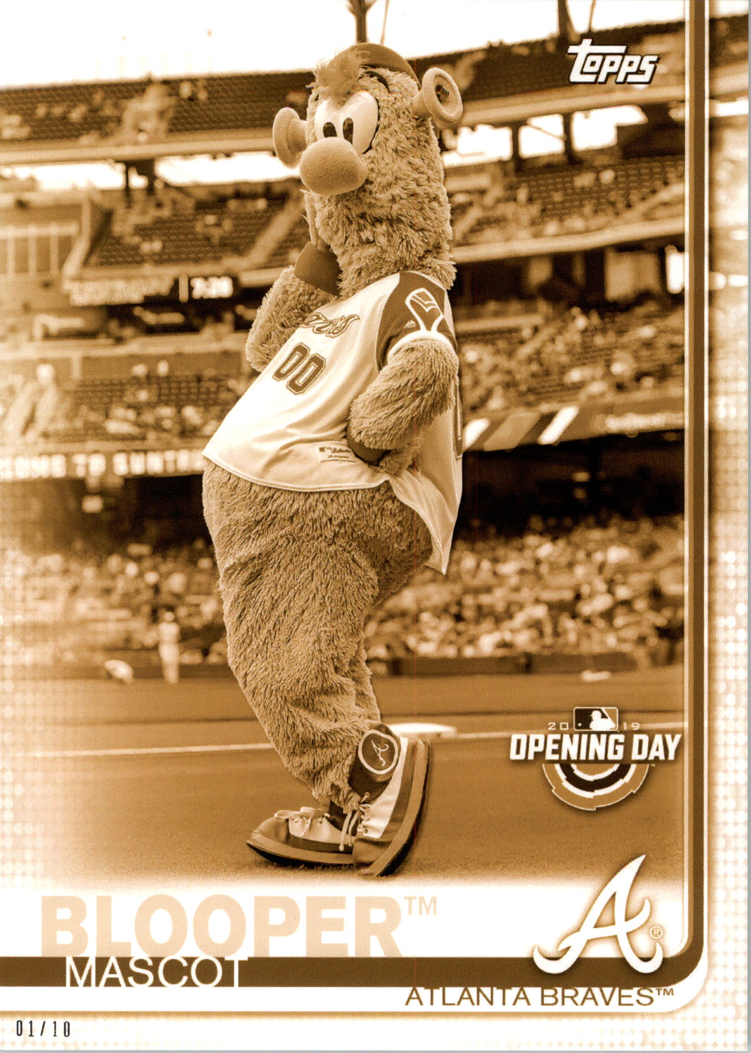 Topps Opening Day 2019 5x7 Mascots Gold tú eliges #d 01/10 - Imagen 2 de 51
