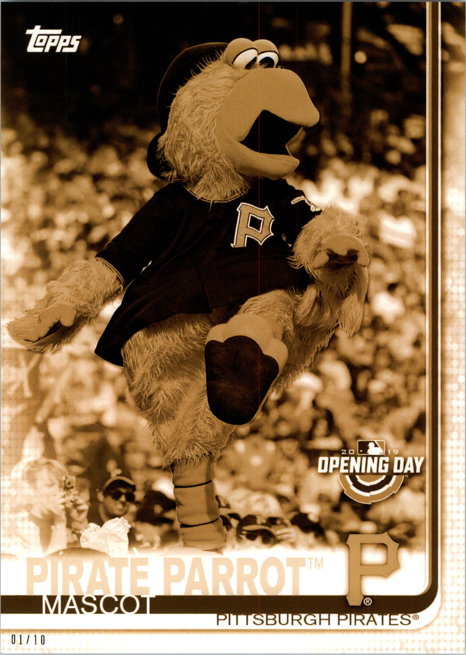 Topps Opening Day 2019 5x7 Mascots Gold tú eliges #d 01/10 - Imagen 8 de 51