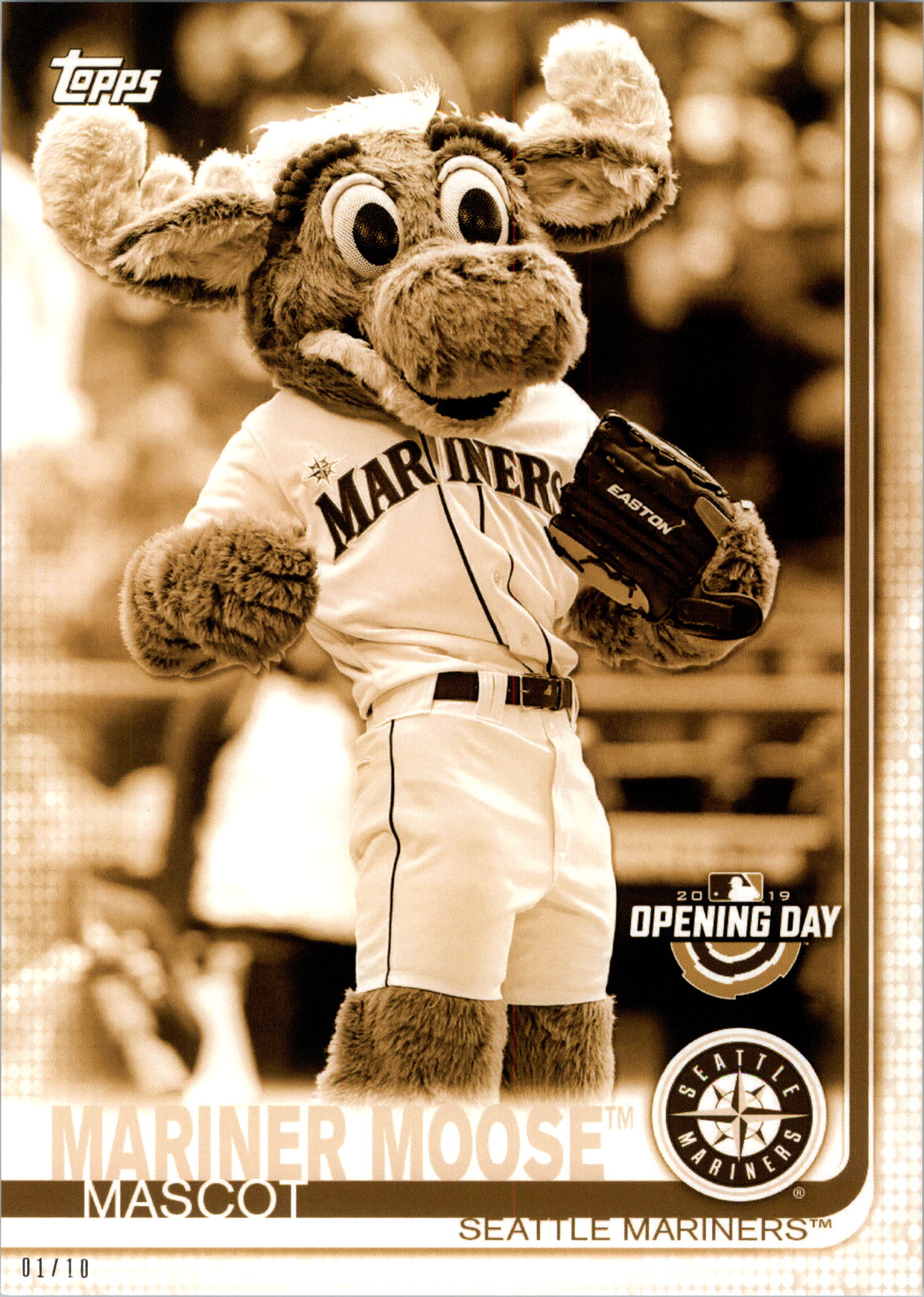 Topps Opening Day 2019 5x7 Mascots Gold tú eliges #d 01/10 - Imagen 14 de 51