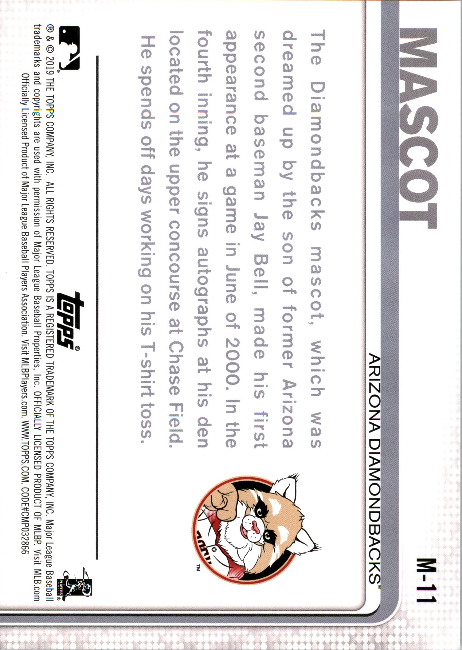 Topps Opening Day 2019 5x7 Mascots Gold tú eliges #d 01/10 - Imagen 23 de 51