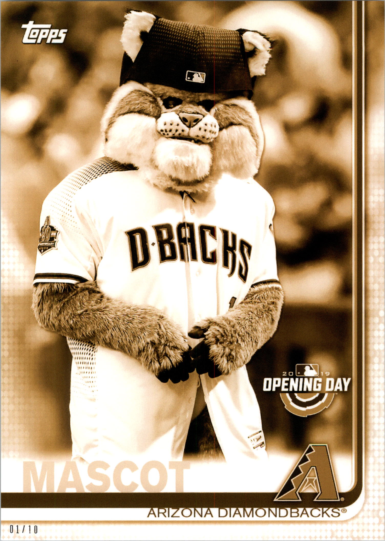 Topps Opening Day 2019 5x7 Mascots Gold tú eliges #d 01/10 - Imagen 22 de 51