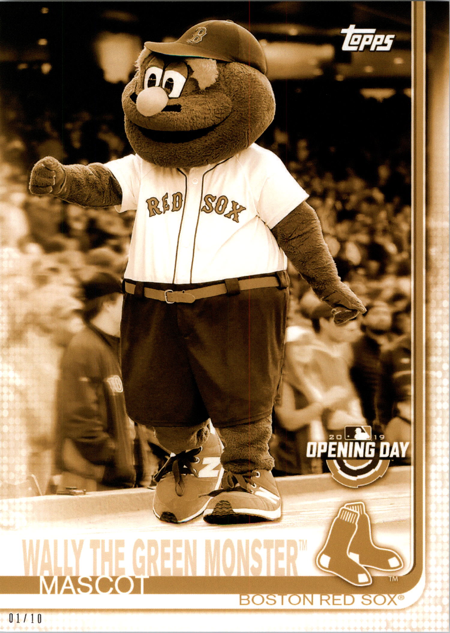 Topps Opening Day 2019 5x7 Mascots Gold tú eliges #d 01/10 - Imagen 30 de 51