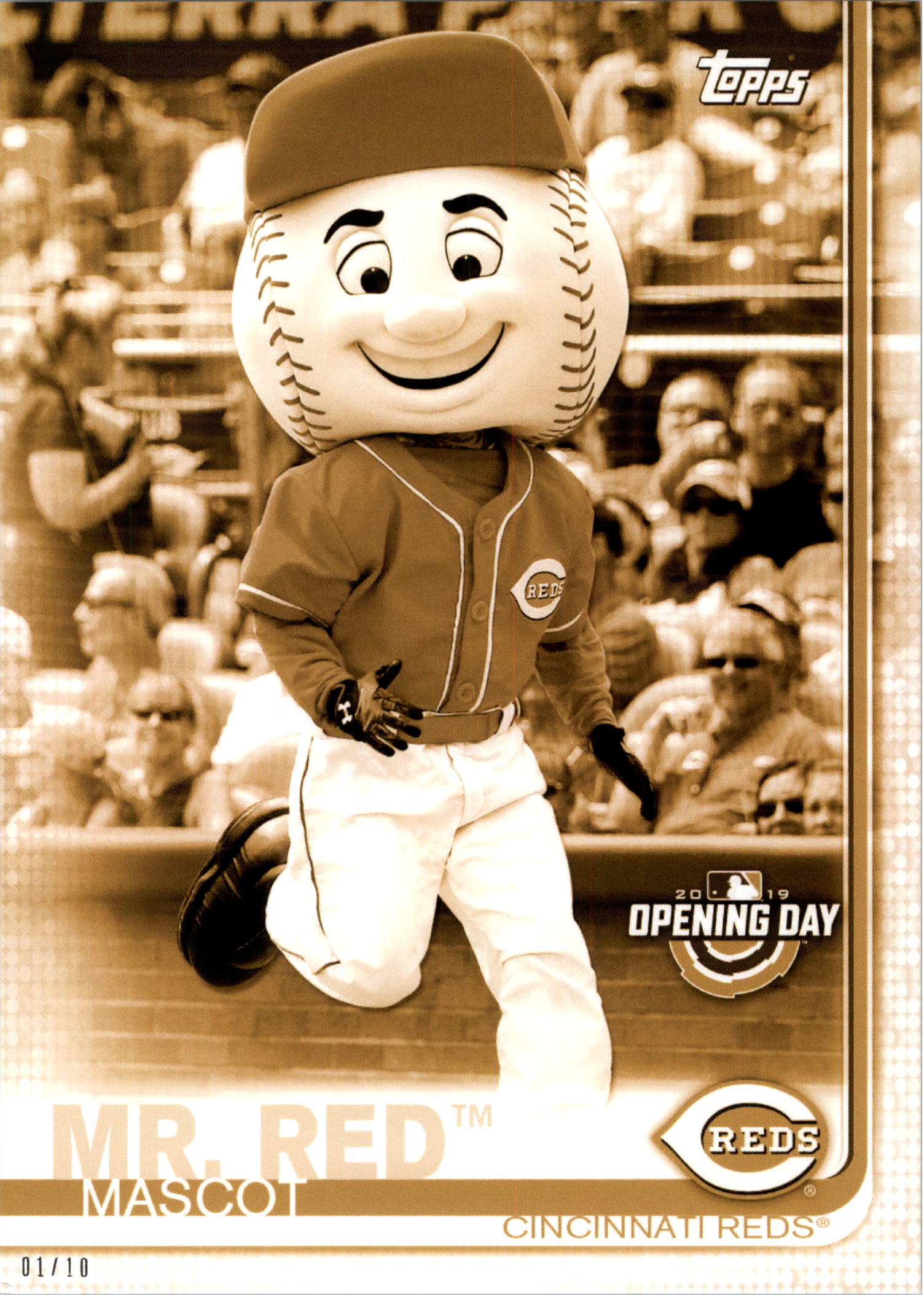 Topps Opening Day 2019 5x7 Mascots Gold tú eliges #d 01/10 - Imagen 32 de 51