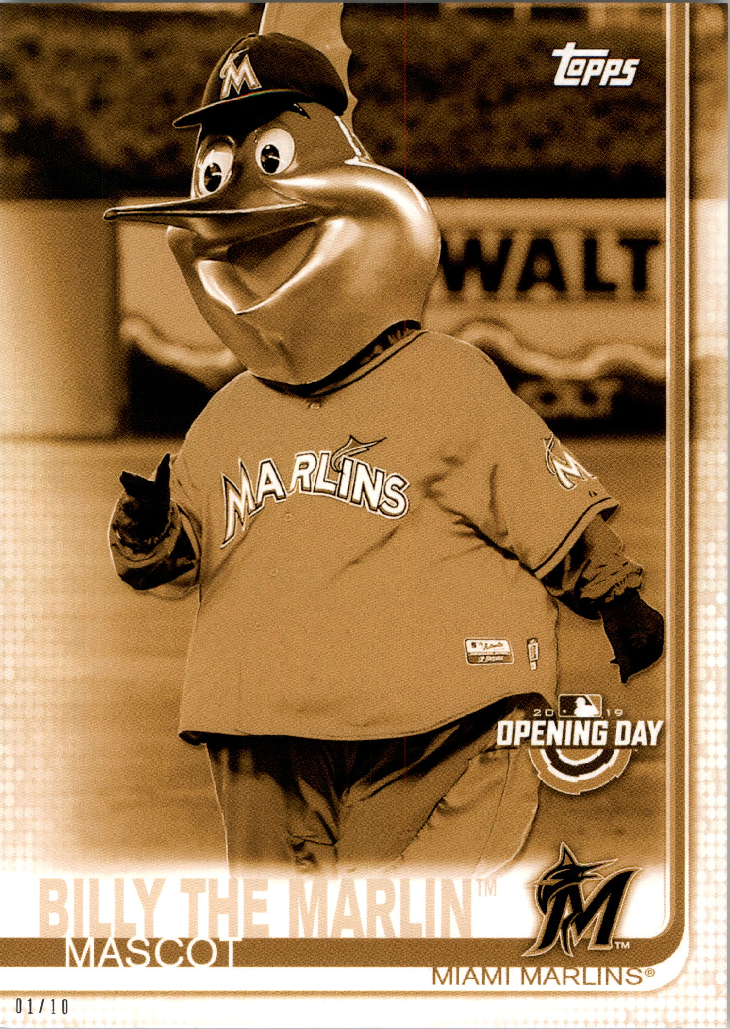 Topps Opening Day 2019 5x7 Mascots Gold tú eliges #d 01/10 - Imagen 36 de 51
