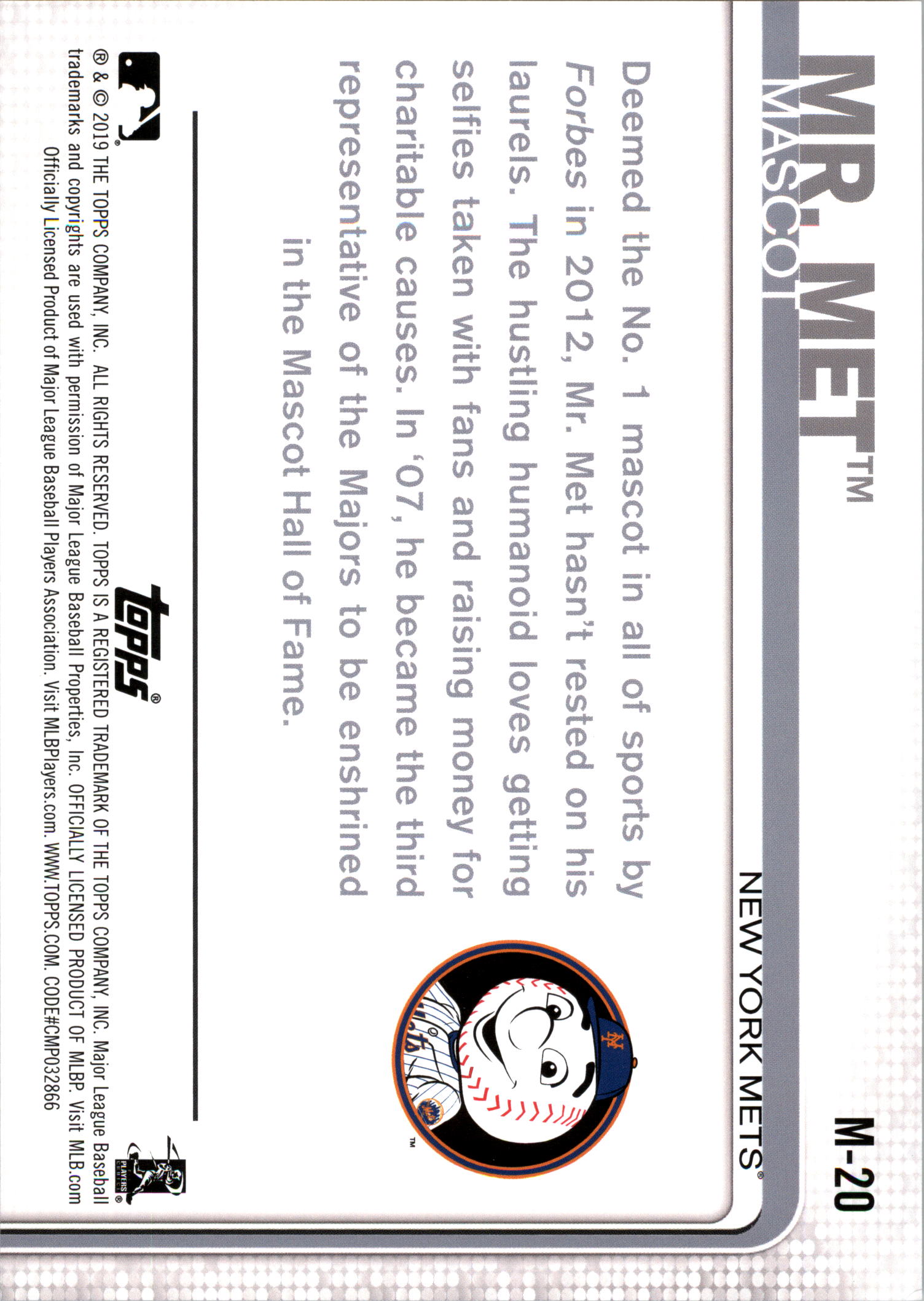 Topps Opening Day 2019 5x7 Mascots Gold tú eliges #d 01/10 - Imagen 41 de 51