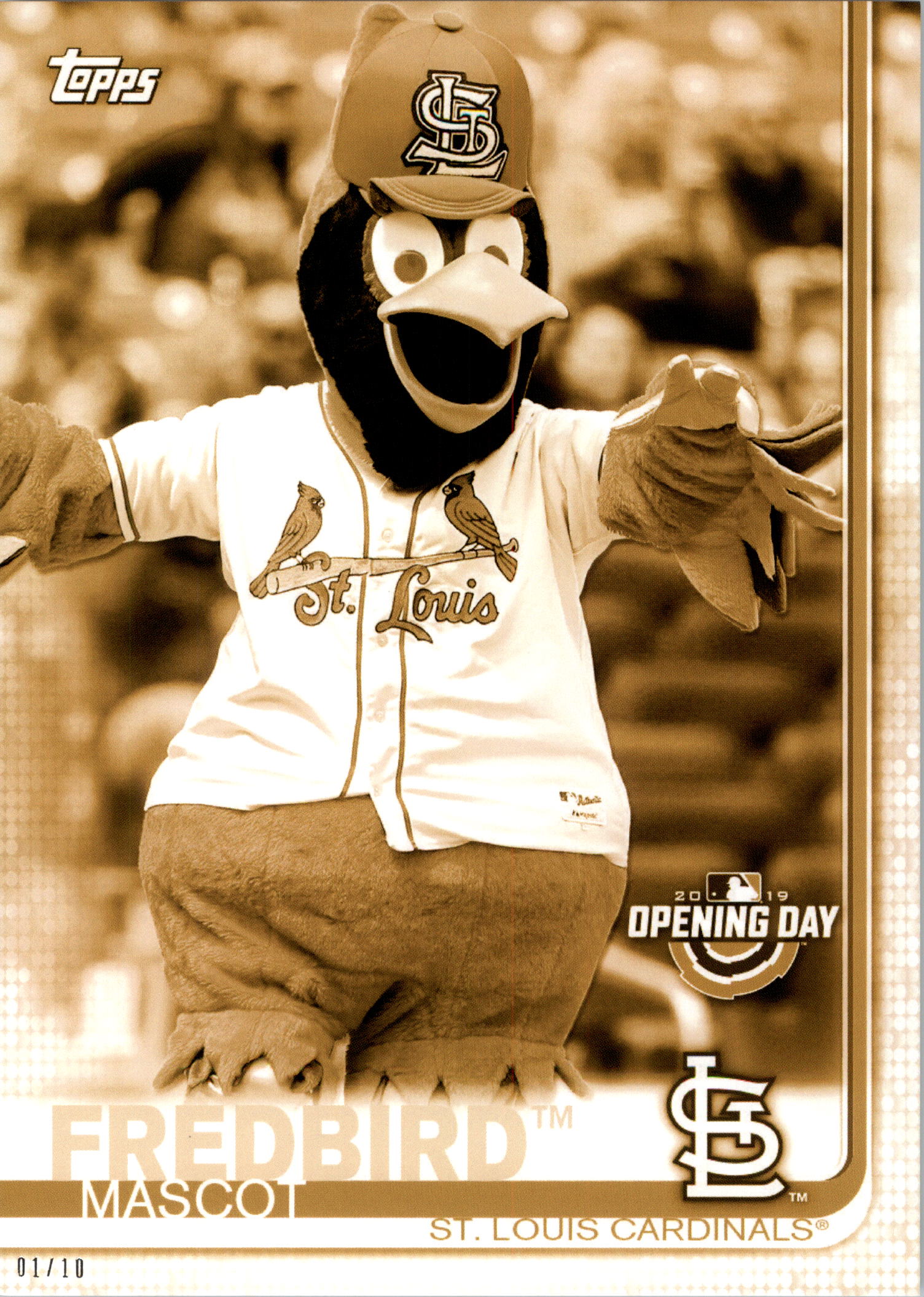 Topps Opening Day 2019 5x7 Mascots Gold tú eliges #d 01/10 - Imagen 44 de 51