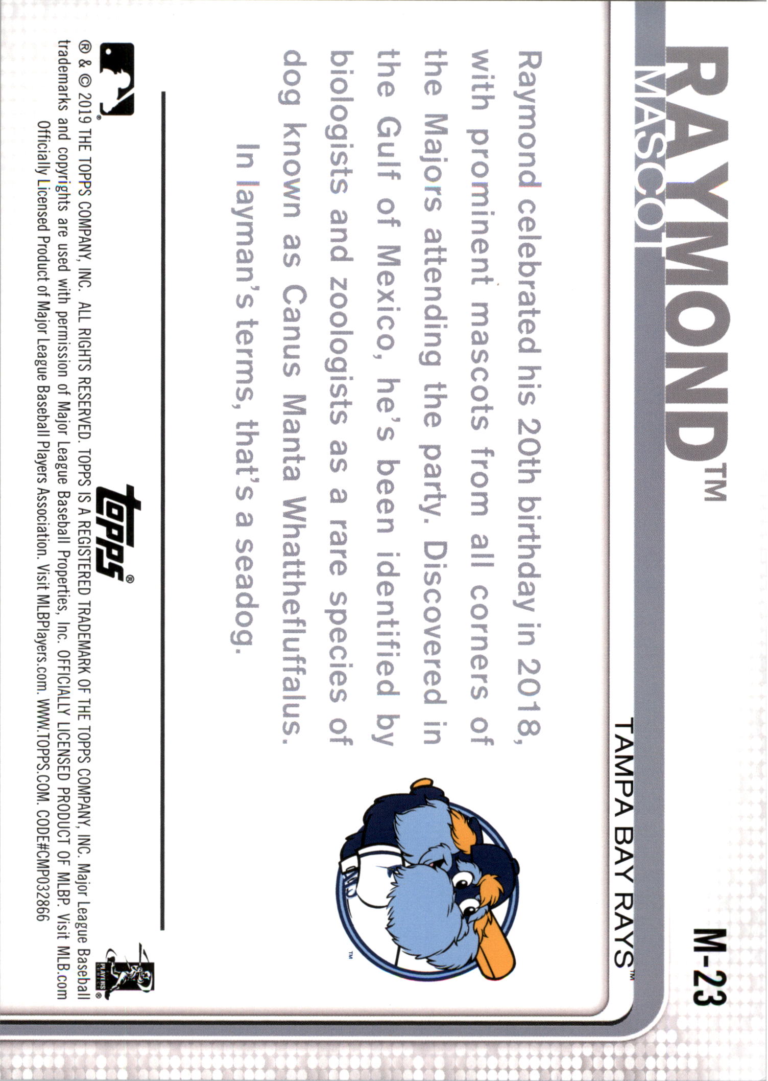 Topps Opening Day 2019 5x7 Mascots Gold tú eliges #d 01/10 - Imagen 47 de 51