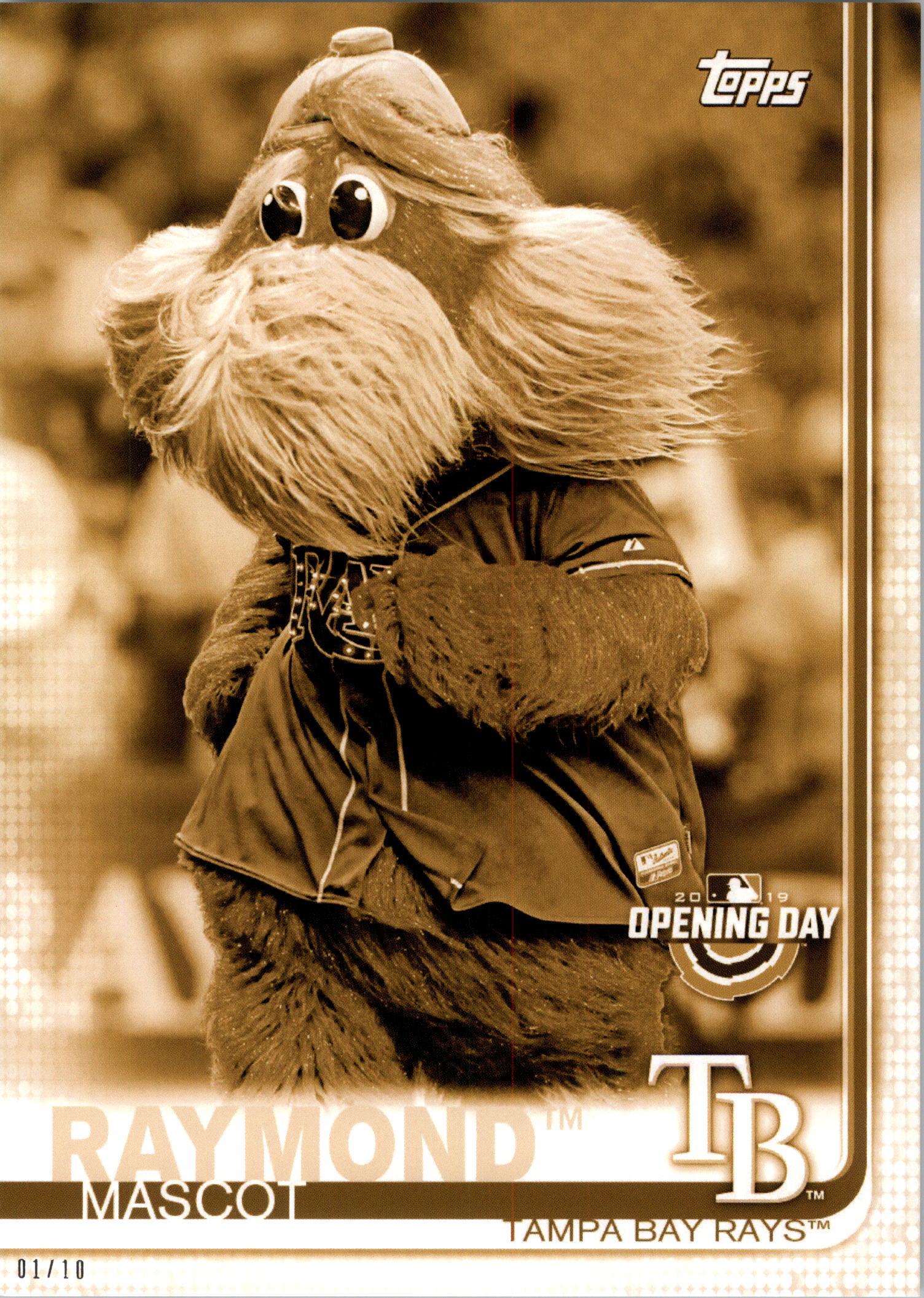 Topps Opening Day 2019 5x7 Mascots Gold tú eliges #d 01/10 - Imagen 46 de 51
