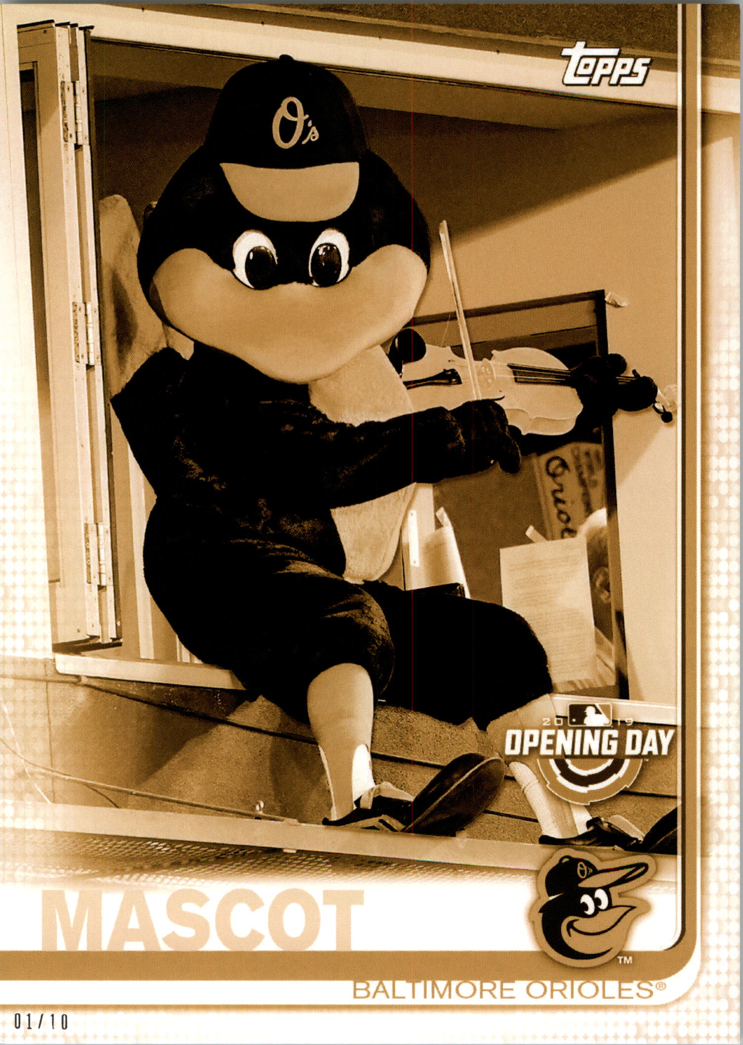 Topps Opening Day 2019 5x7 Mascots Gold tú eliges #d 01/10 - Imagen 48 de 51