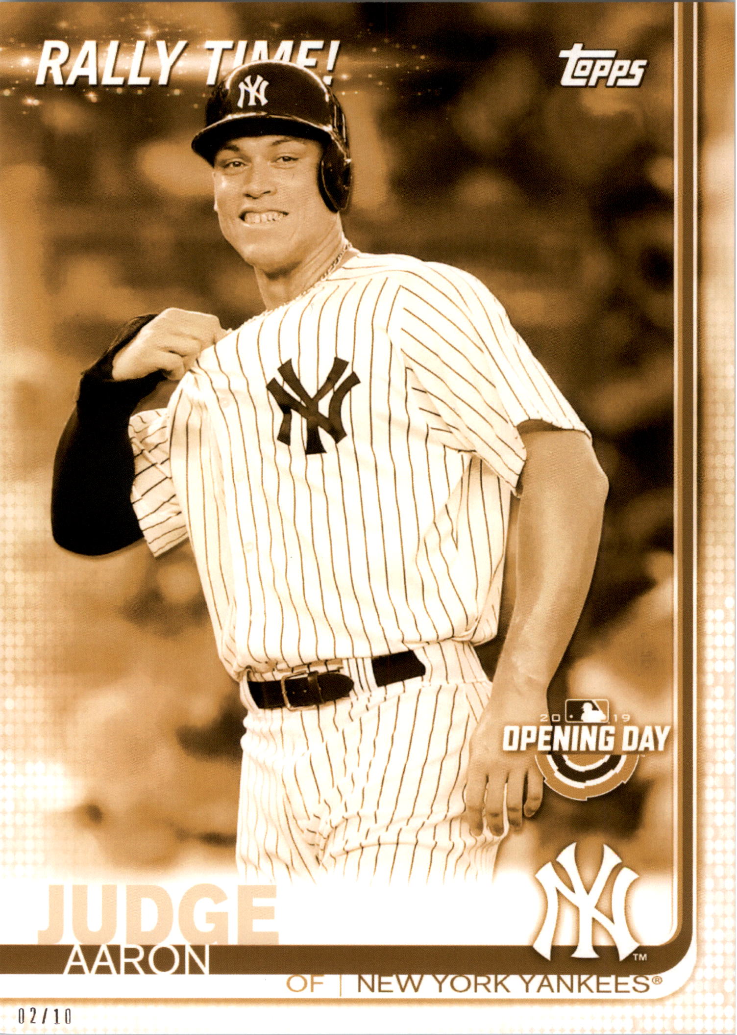 Topps Opening Day 2019 5x7 Rally Time Gold tú eliges 02/10 - Imagen 14 de 47