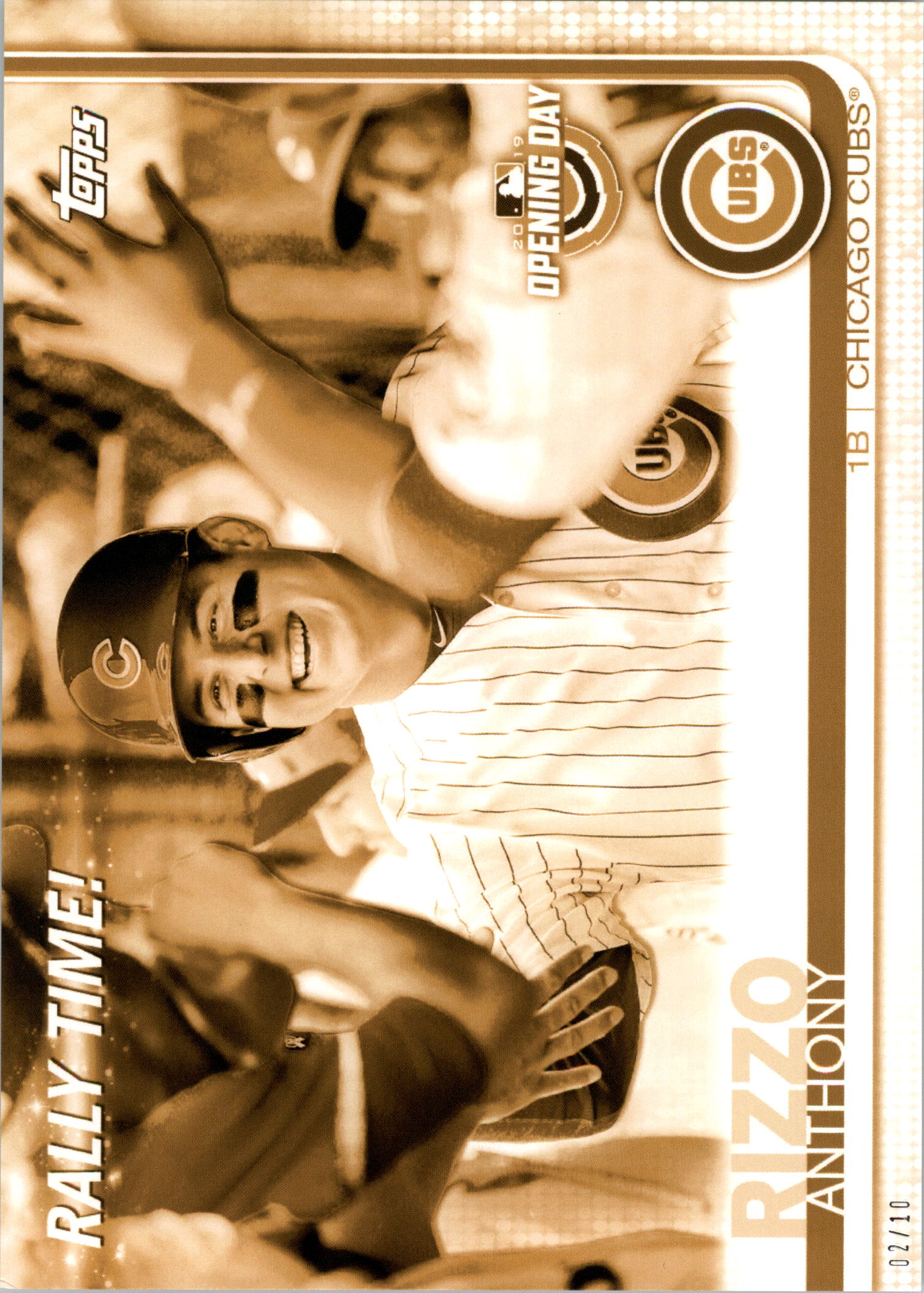 Topps Opening Day 2019 5x7 Rally Time Gold tú eliges 02/10 - Imagen 16 de 47