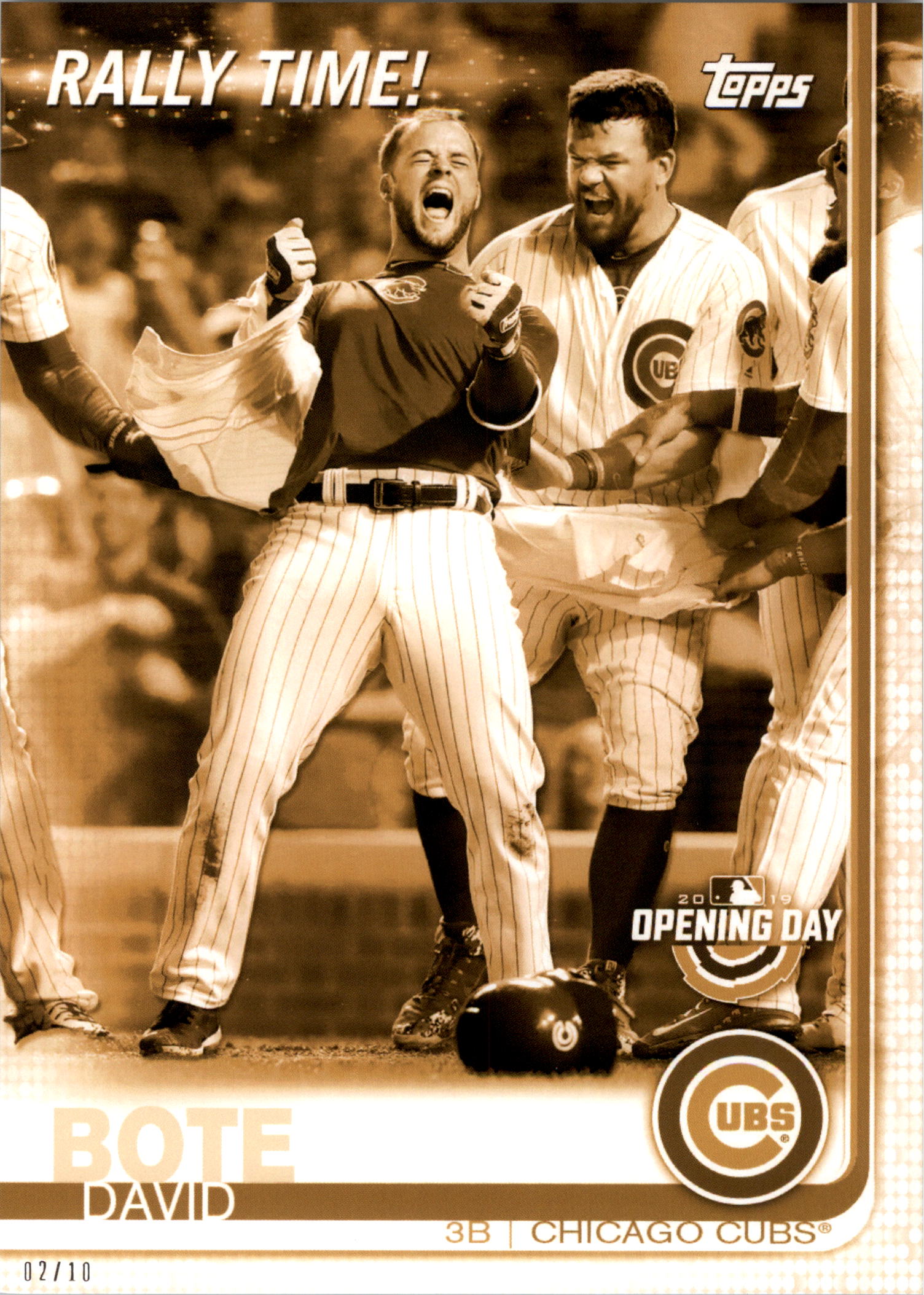 Topps Opening Day 2019 5x7 Rally Time Gold tú eliges 02/10 - Imagen 20 de 47