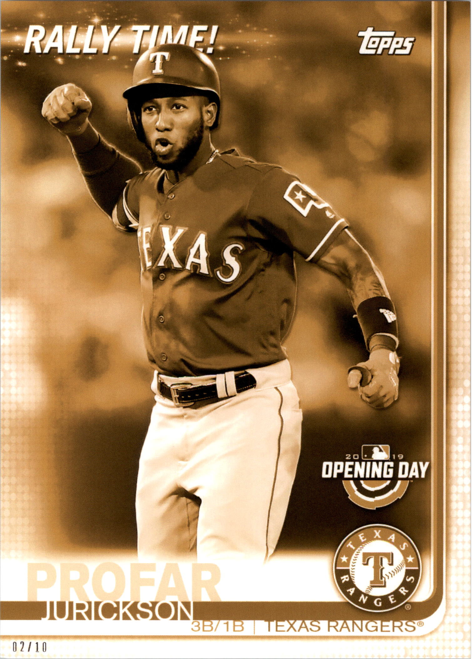 Topps Opening Day 2019 5x7 Rally Time Gold tú eliges 02/10 - Imagen 28 de 47