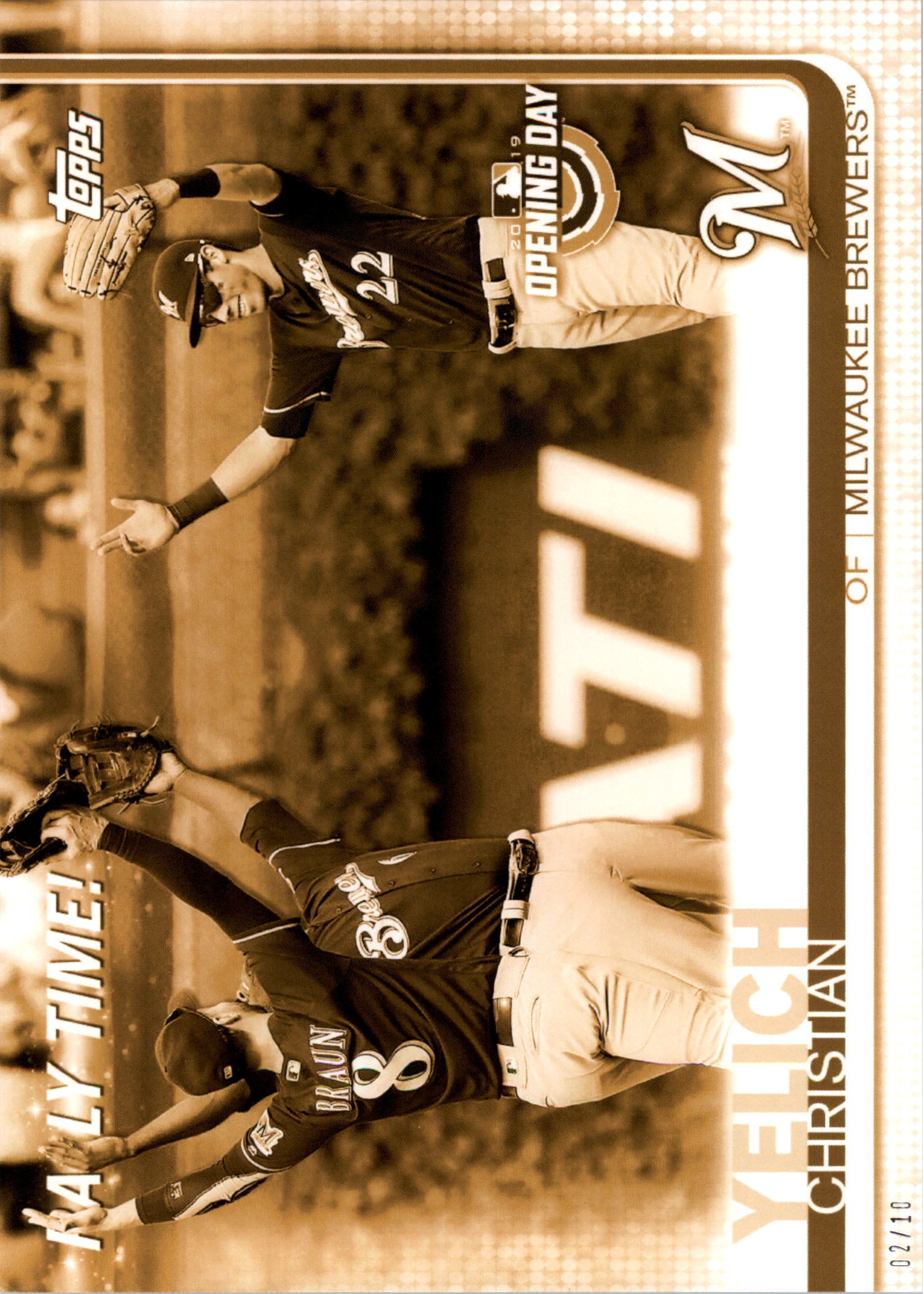 Topps Opening Day 2019 5x7 Rally Time Gold tú eliges 02/10 - Imagen 8 de 47